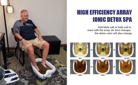 Dual Ionic Foot Detox Machine  WL-805D---A Rare Moment to be Together