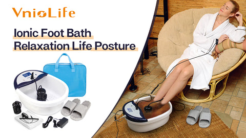 WL-801A Dark Blue Ionic Foot Bath Detox Machine