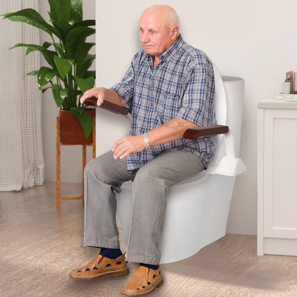 Heavy Duty Adjustable Toilet Safety Rails—Provide Safety And Comfort For Seniors