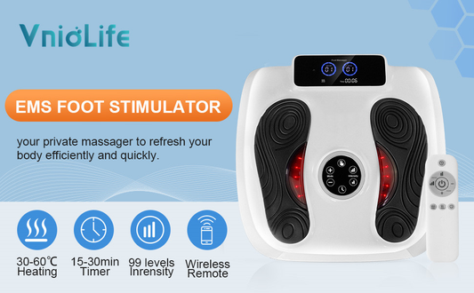 4 IN 1 Multifunction EMS Foot Massager—Adaptable for Full Body Treatment