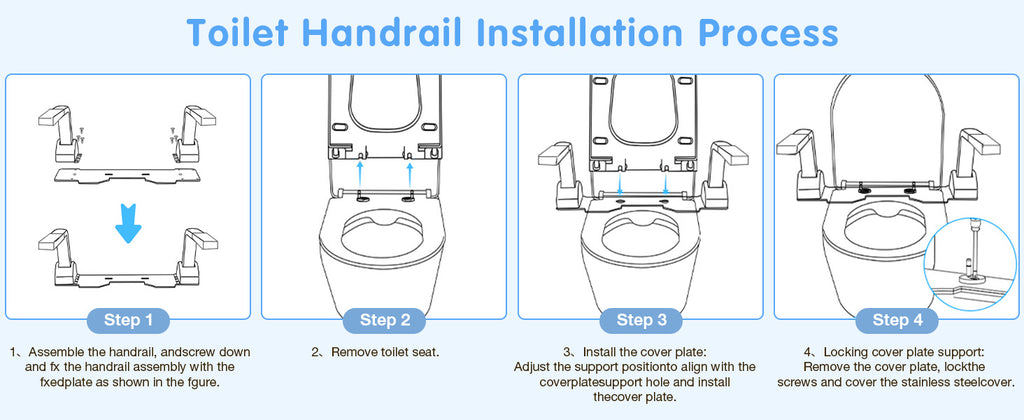 Improve Bathroom Safety for Seniors: Toilet Aides and Adjustable Width Rails