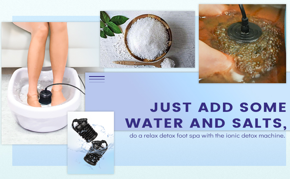 805D Dual-user Detox Machine for Foot Bath—Your Pathway to Renewed Vitality