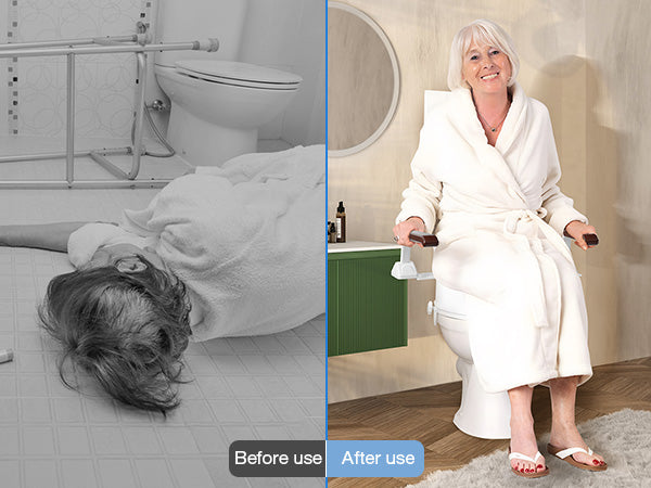Custom Toilet Rails Best Adjustable Toilet Safety Rails for Custom Comfort – HUAKAI ...