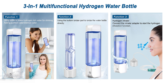 3000ppb Transparent Hydrogen Water Bottle—Make Your Body Healthier and Younger