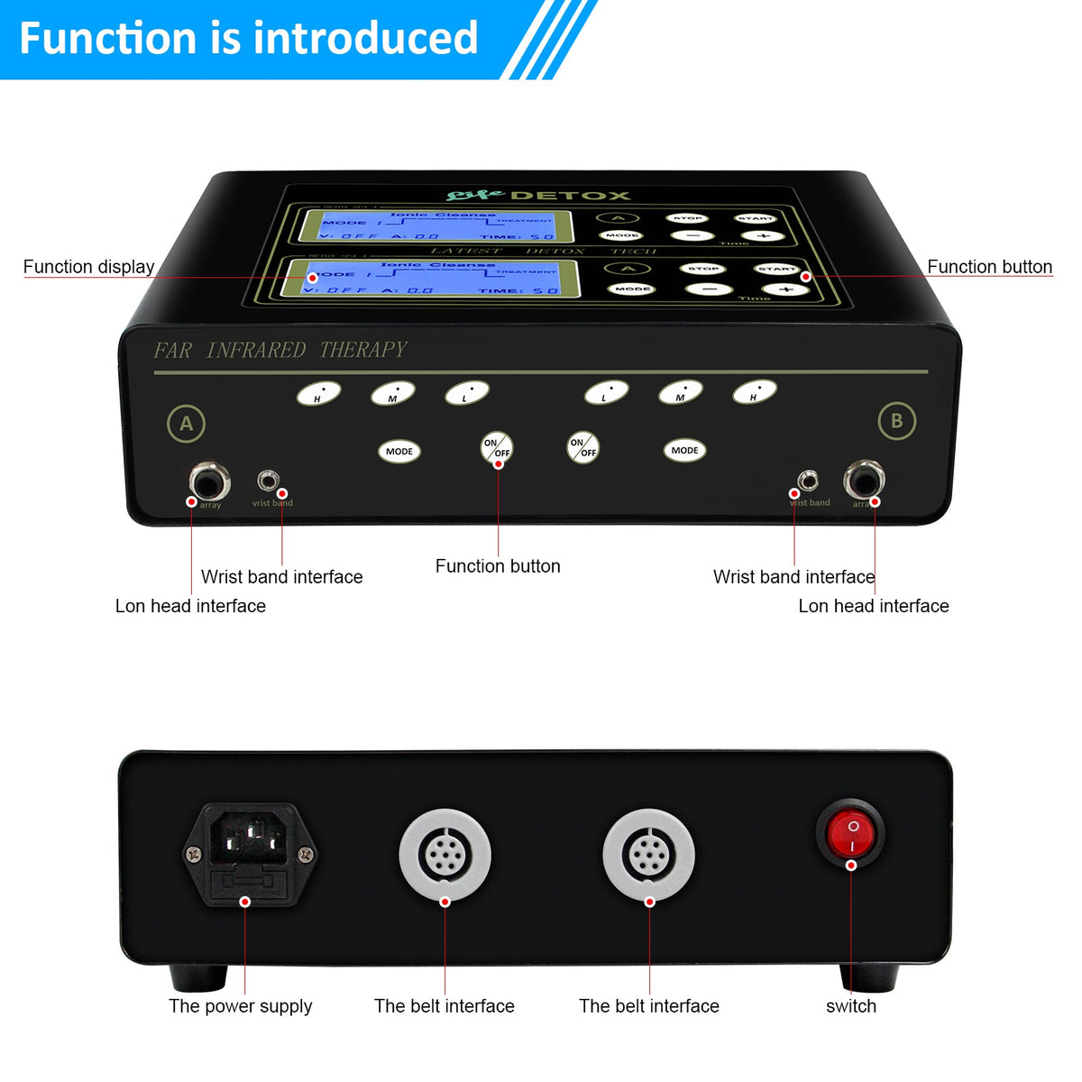 ionic foot detox machine