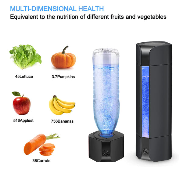 Hydrogen Water Bottle Generator, Best Hydrogen Water Machine with Inhaler SPE PEM Technology, Ion Water Bottle High Concentration Hydrogen Bottle