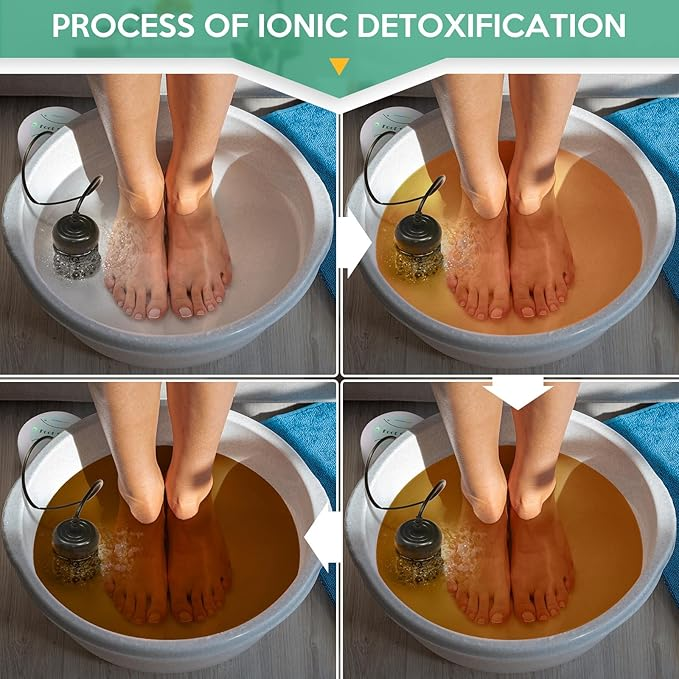 Portable Ionic Detox Foot Bath Spa Machine Ion Cleanse