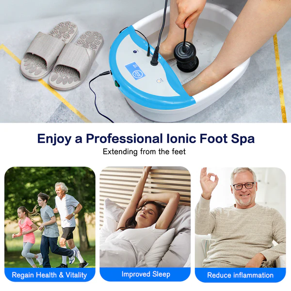 Ionic Foot Bath/detox foot bath Detox Machine All-in-one Ion Cleanse System with Ginger Slice