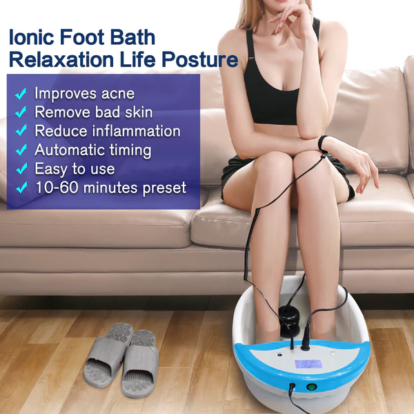 Ionic Foot Bath/detox foot bath Detox Machine All-in-one Ion Cleanse System with Ginger Slice