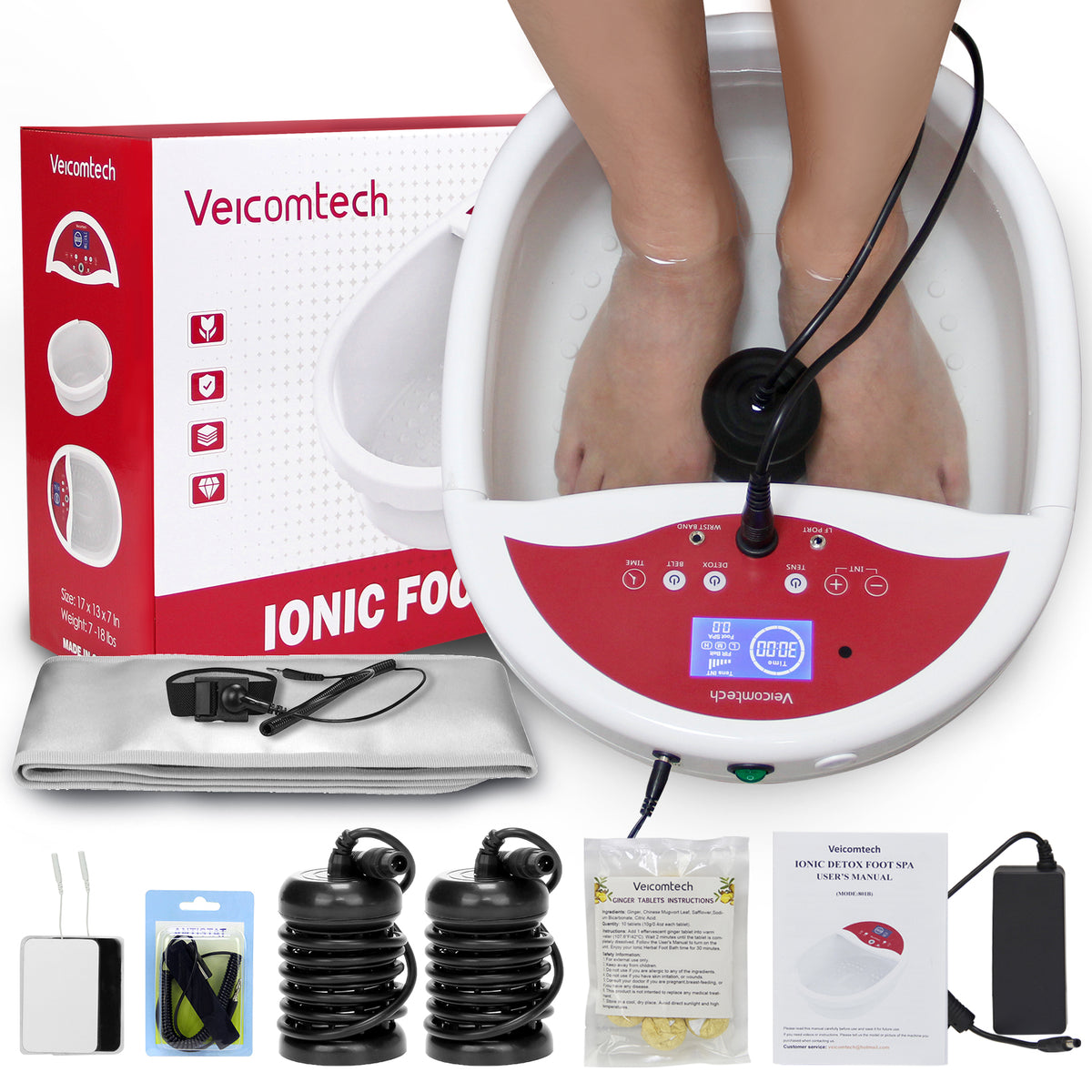 WL-801M Ideal Ionic Foot Detox Bath Spa Machine