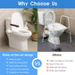 Safety Rail For Toilet,Elder Care,Toilet Safety Rails Frame For Seniors, Heavy Duty Adjustable Handicap Toilet Seat With Handles Over Toilet