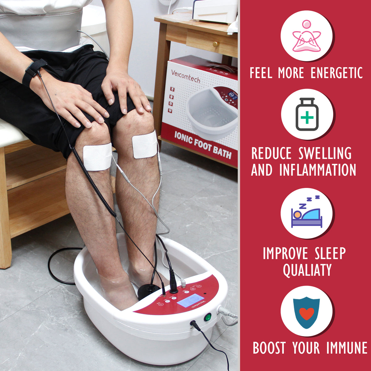 Detox Machine WL-801M Ideal Ionic Foot Detox Bath Spa Machine – HUAKAI INTERNATIONAL ...