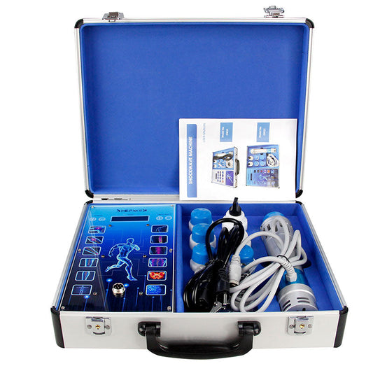 Shockwave Therapy Machine Body Muscle Relaxation Massage Tool Shock Wave Pain Relief with 7 Heads