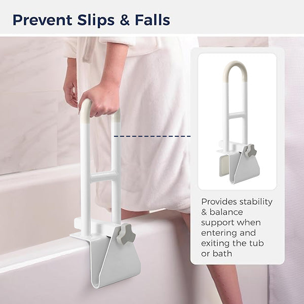 Bathtub rails for elderly