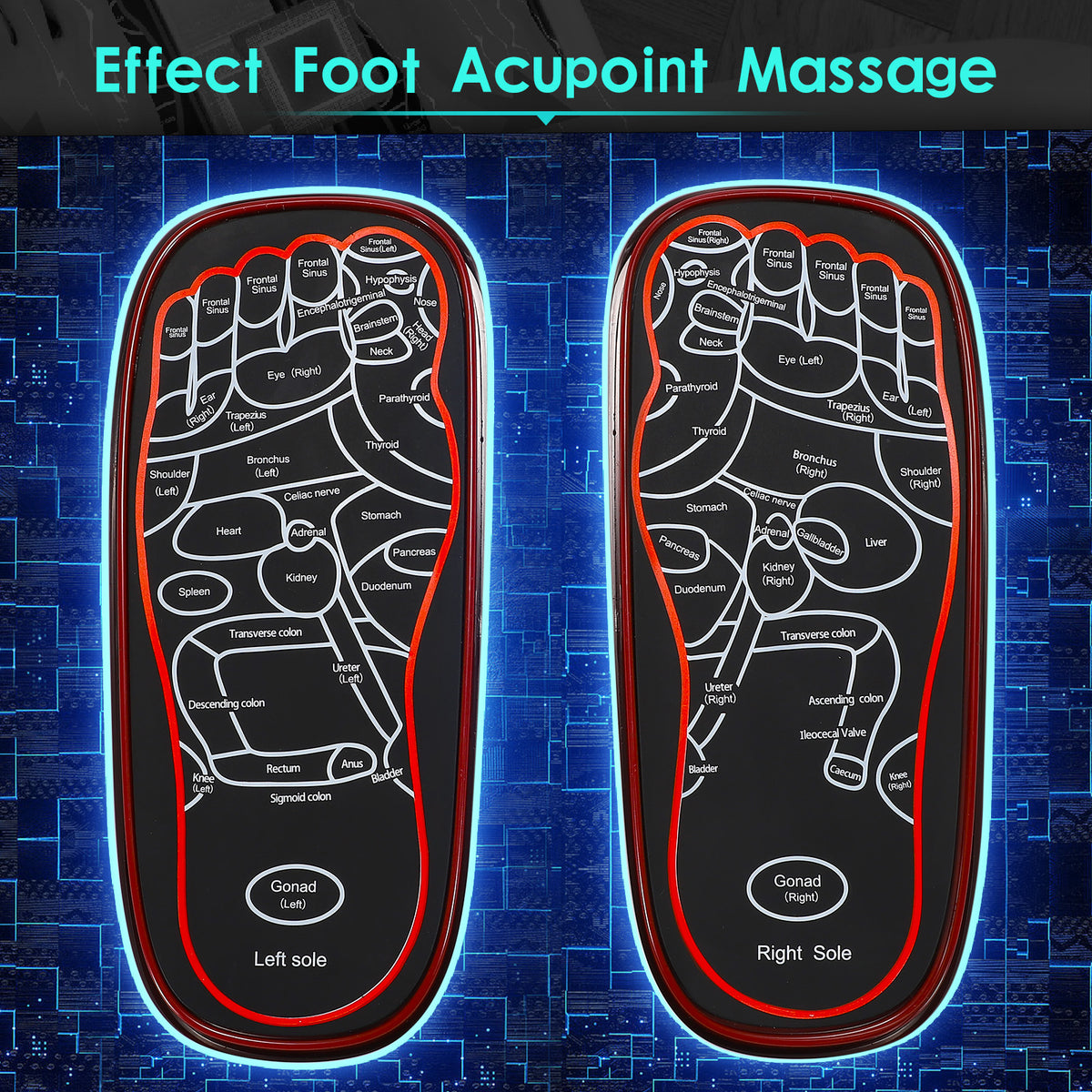 EMS Foot Massage for Neuropathy Nerve Muscle Stimulator Body Pain Relief Improve Blood Circulation