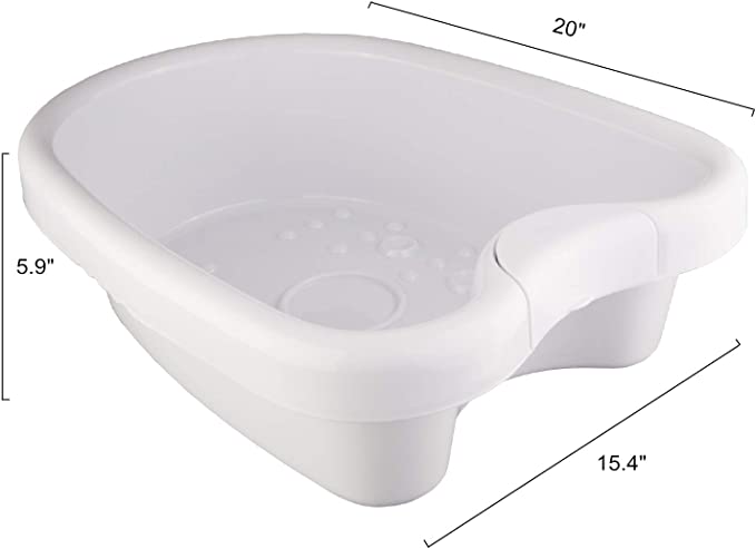 VnioLife Ionic Detox Foot Bath Tub Basin for All Detox Machines with 50 Liners