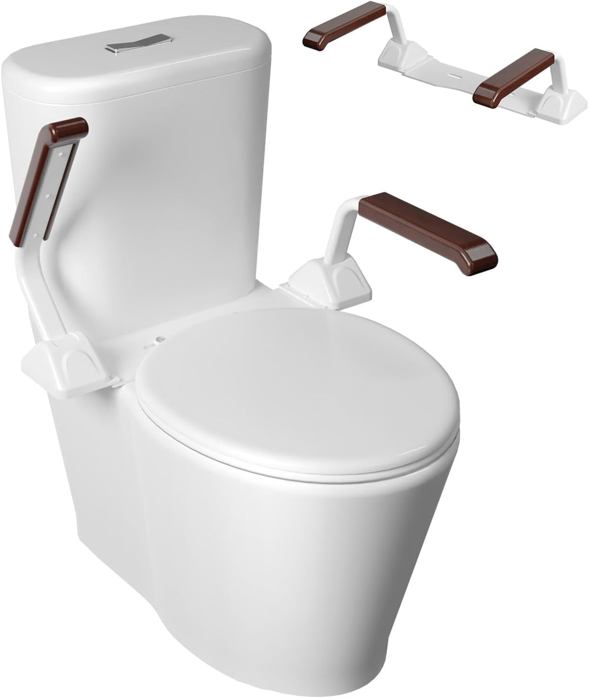 Siège De Toilette Pliant Pour Personnes Âgées - Tabouret Toilette Accroupi 40cm Avec Coussin Antidérapant