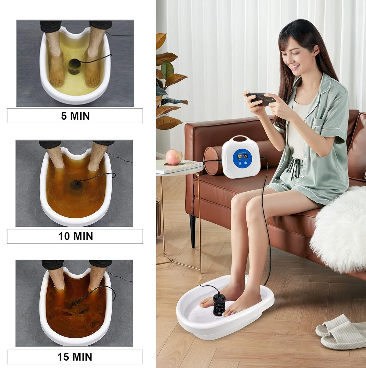 ionic foot bath how it works