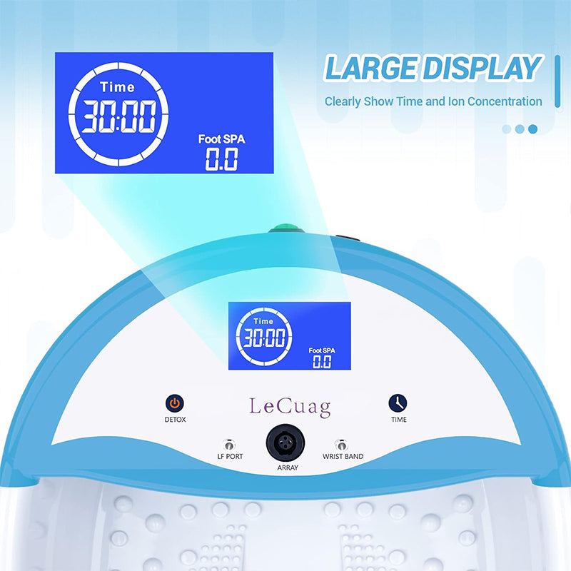 Ionic Foot Bath Detox Machine, Detox Ionic Foot Bath Ion Foot Spa Detox Machine Foot Spa Aqua Cell Cleanse Negative Hydrogen Foot Spa for Home Use Holiday