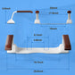 Safety Rail For Toilet,Elder Care,Toilet Safety Rails Frame For Seniors, Heavy Duty Adjustable Handicap Toilet Seat With Handles Over Toilet