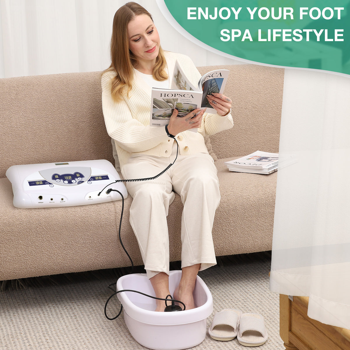 ionic foot bath detox machine