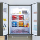 Stacking Can Dispensers Refrigerator Organizer Bins Pop Soda Organizer Dispenser Canned For Fridge, Freezer, Kitchen, Cabinets (Black, 4)