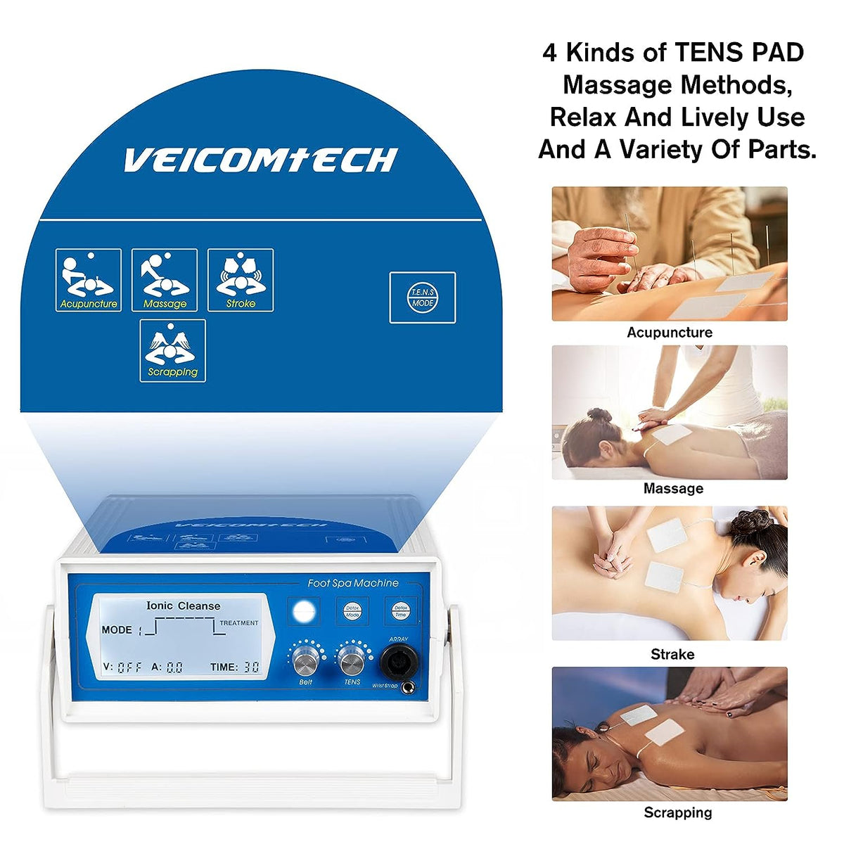 ionic foot spa detox machine