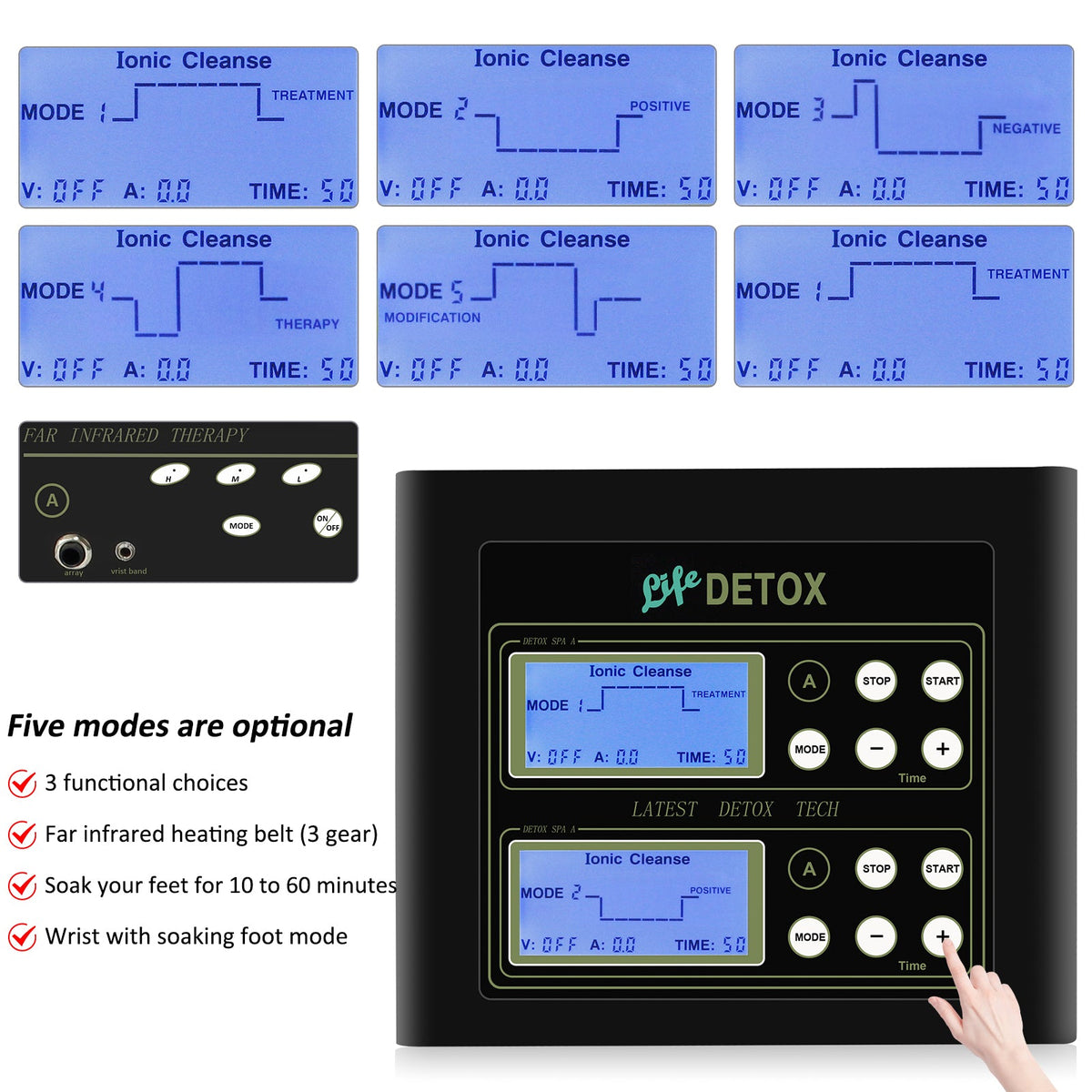 ionic foot detox machine