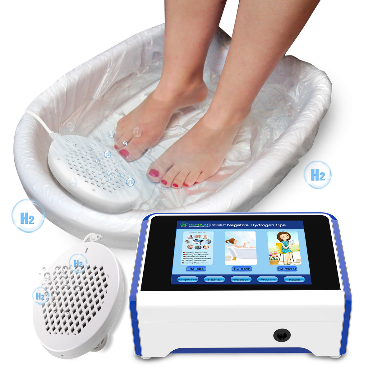 Hydrogen Water Body Spa Machine Ionic Detox Foot Bath Device Rehabilitation Therapy