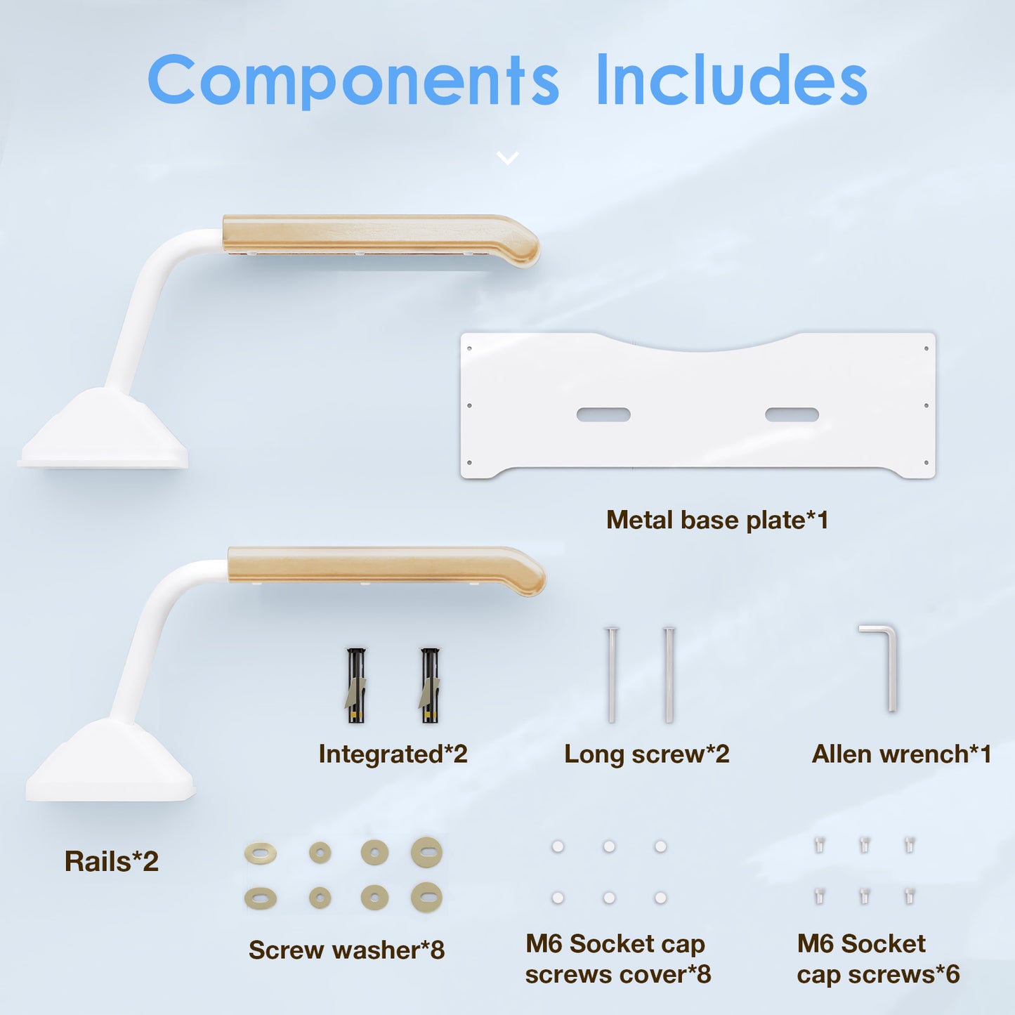 Safety Rail For Toilet,Elder Care,Toilet Safety Rails Frame For Seniors, Heavy Duty Adjustable Handicap Toilet Seat With Handles Over Toilet