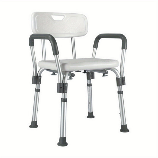 Shower Chair for Inside Shower, Heavy Duty Shower Seat with Back, Shower Chair for Bathtub with Arms for Handicap, Shower Seats for Elderly, Shower Chair for Bathtub