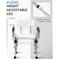 Shower Chair for Inside Shower, Heavy Duty Shower Seat with Back, Shower Chair for Bathtub with Arms for Handicap, Shower Seats for Elderly, Shower Chair for Bathtub