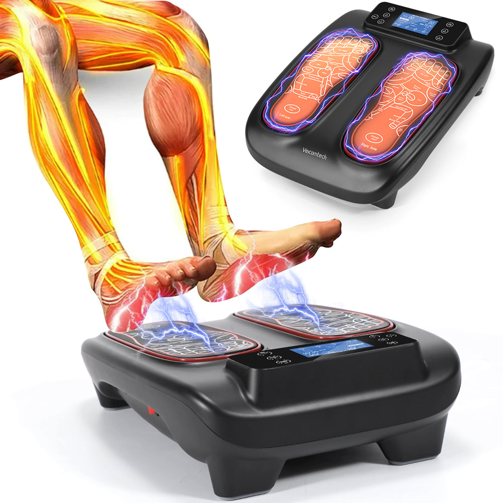 EMS Foot Massagers with Heat Foot Circulation Machine for Neuropathy Electric Muscle Stimulator