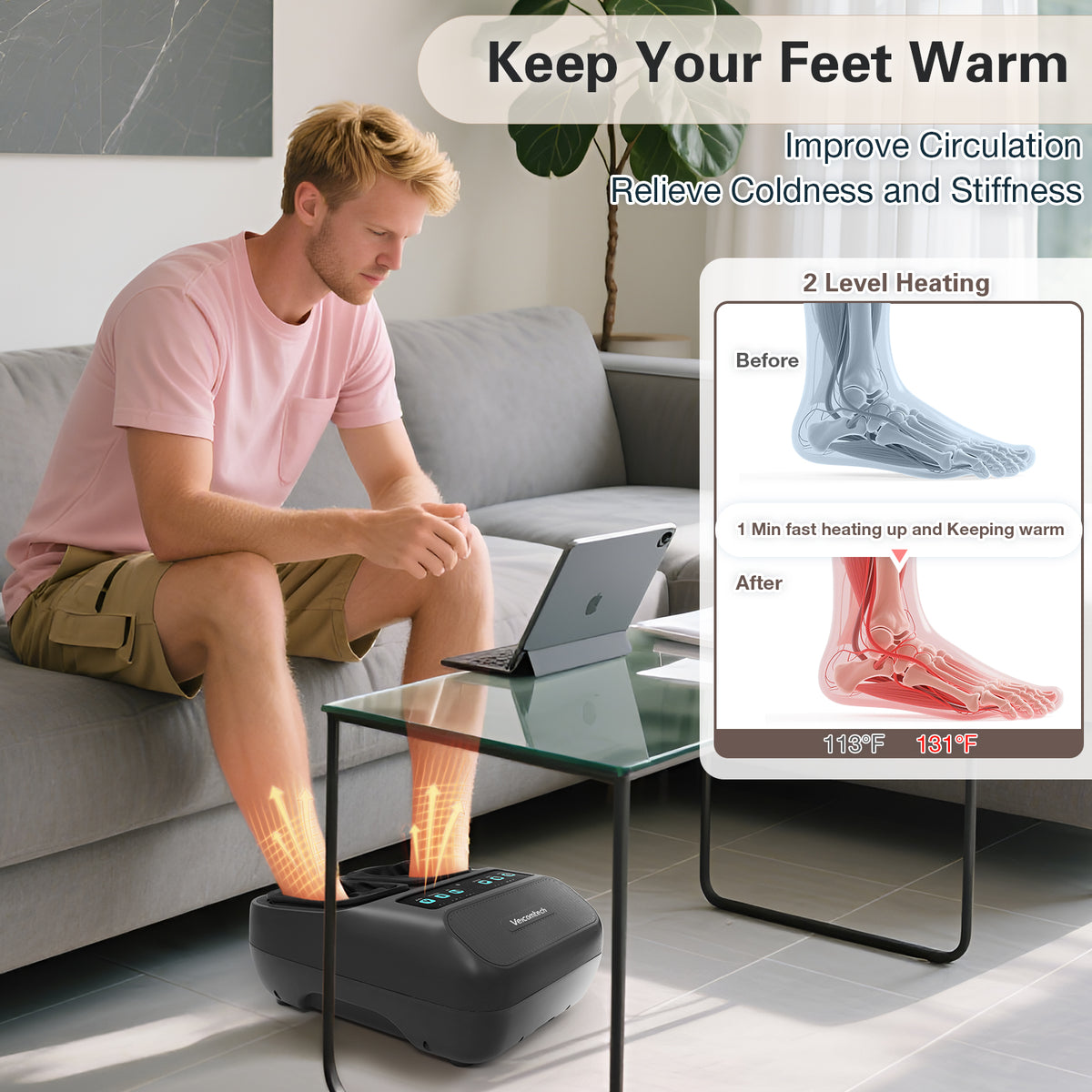 foot massager with heat
