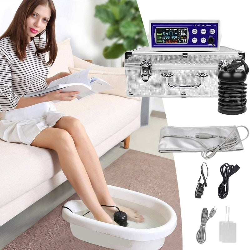Strong Power Ionic Foot Bath Detox Machine Salon Detox Spa Device For Body Detoxify