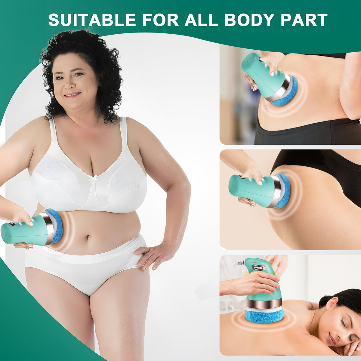 Body Sculpting Care Machine, Portable Body Cellulite Massager for Waist Belly Leg Arm Butt