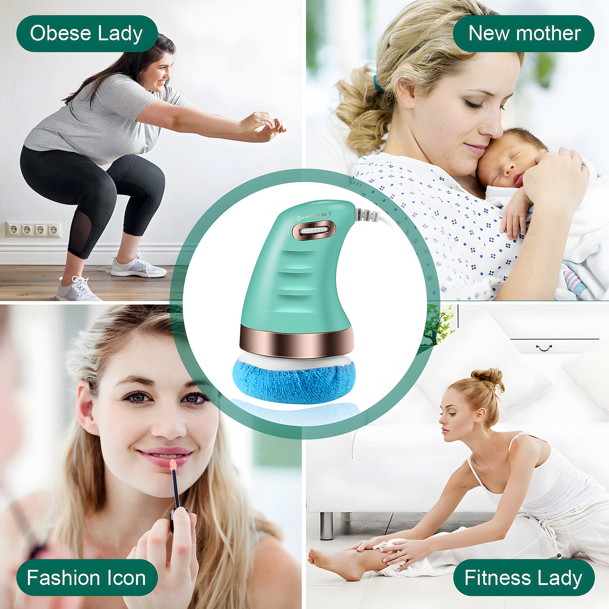 Body Sculpting Care Machine, Portable Body Cellulite Massager for Waist Belly Leg Arm Butt