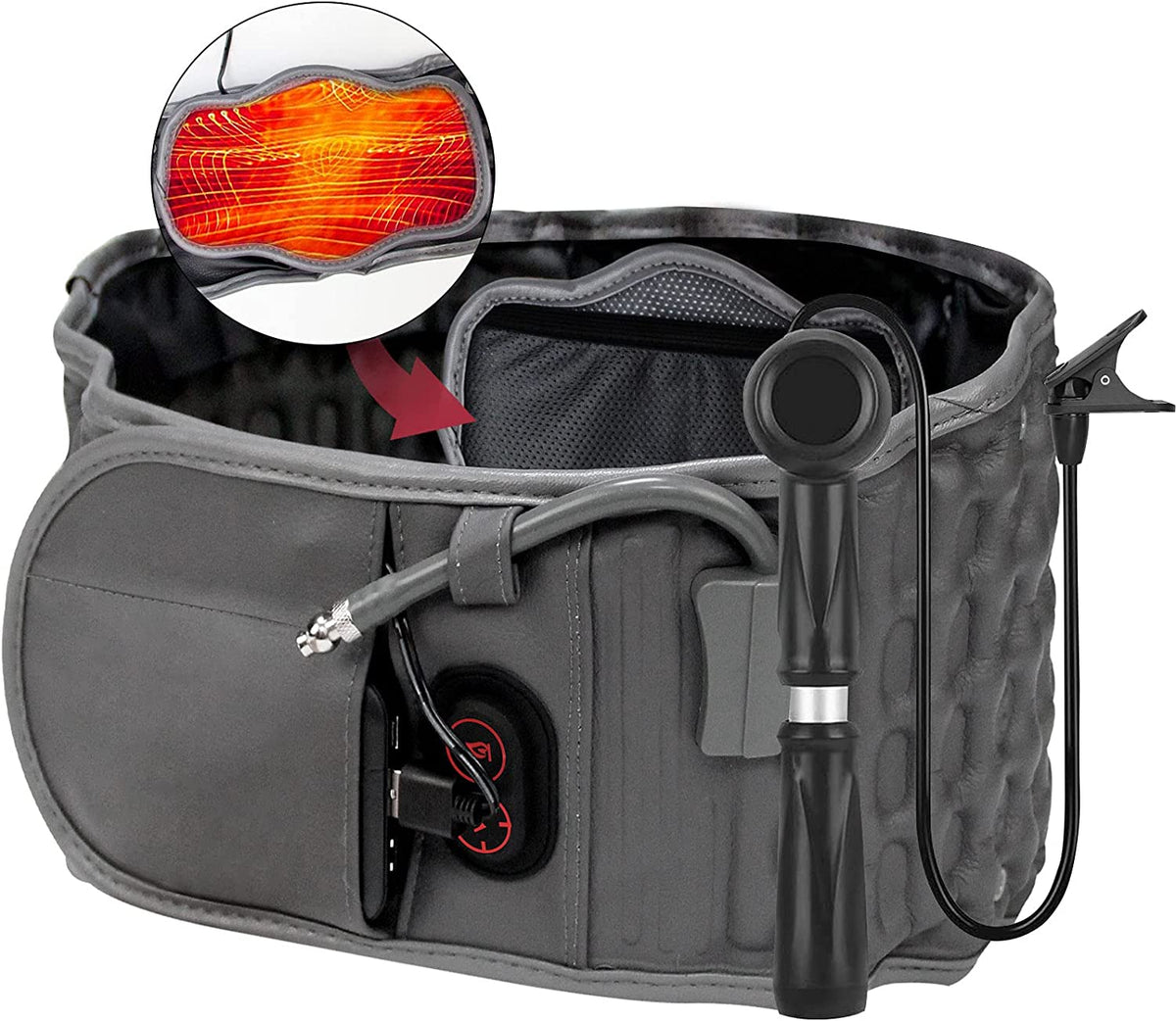 Cordless Heating Decompression Back Belt