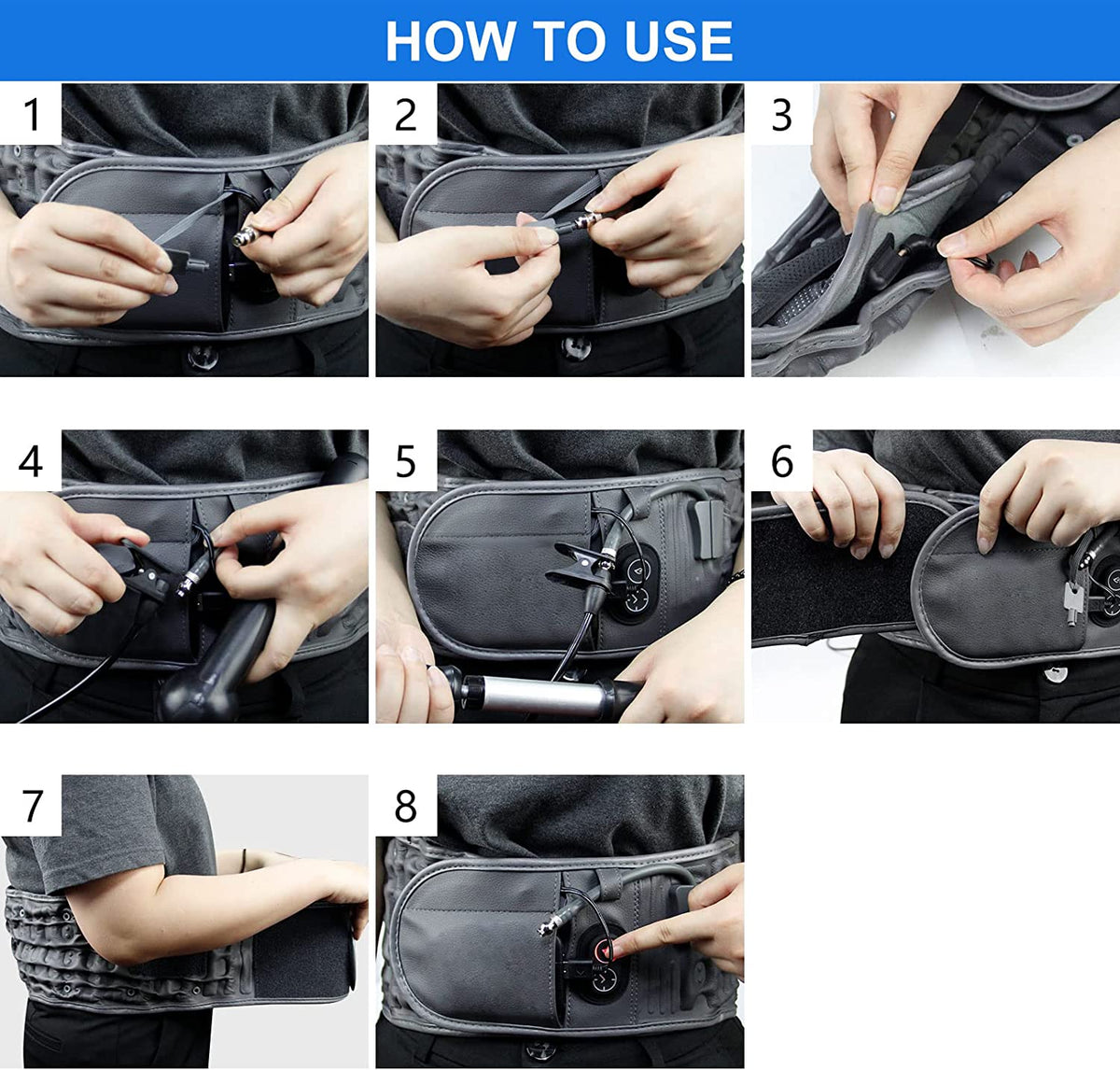 Cordless Heating Decompression Back Belt